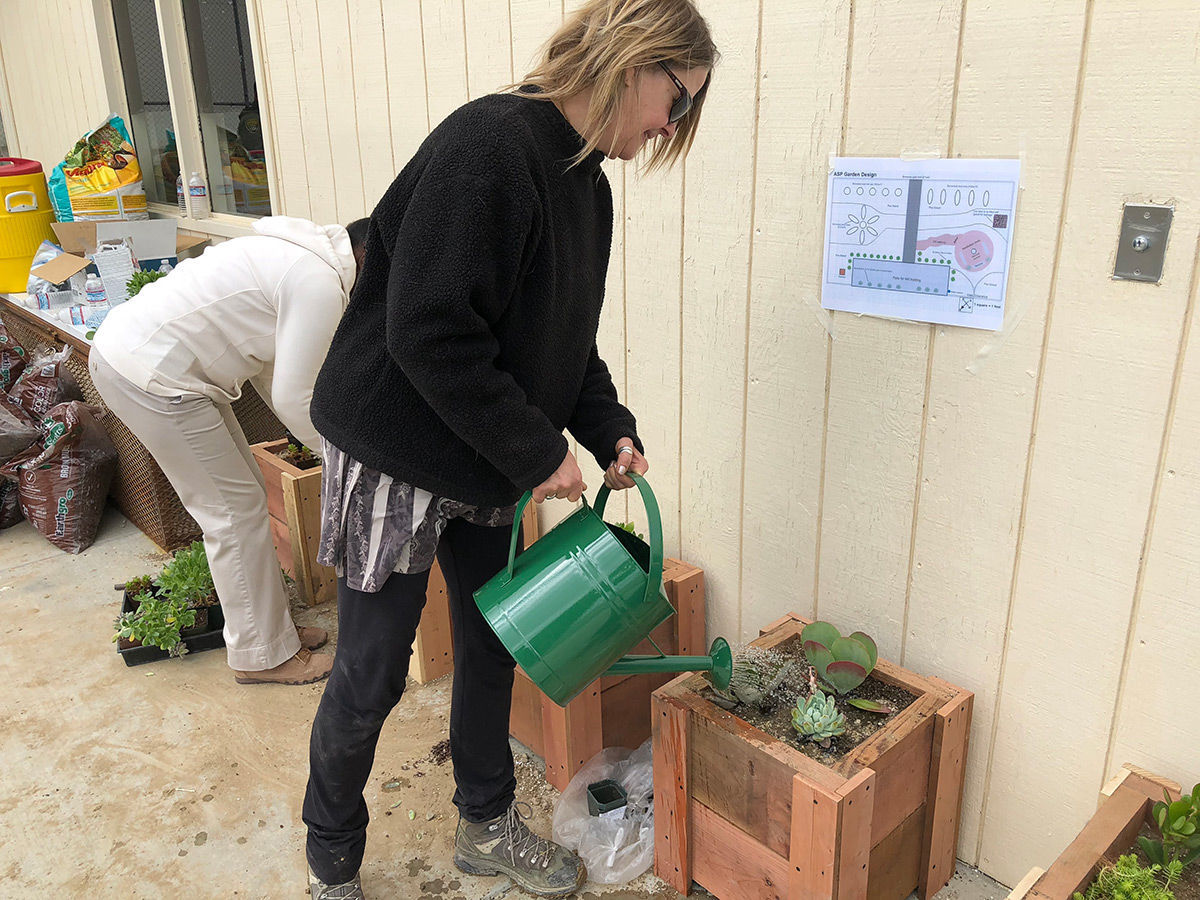 Avenal State Prison garden